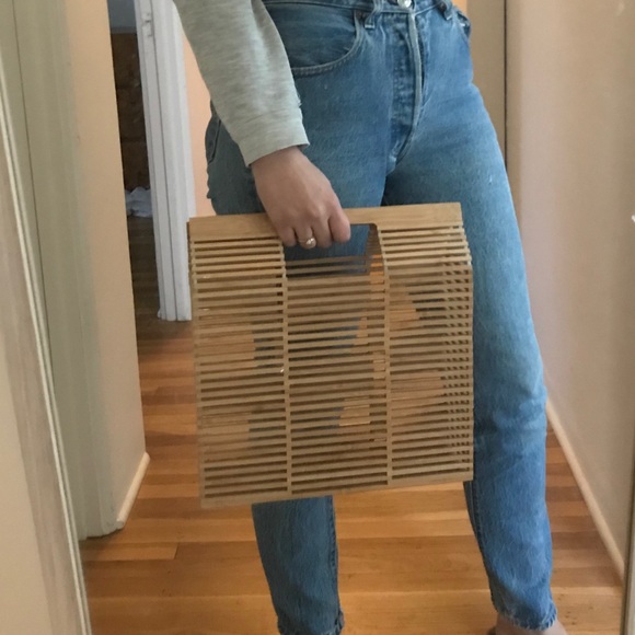 Bamboo Boxy Purse - Picture 2 of 2